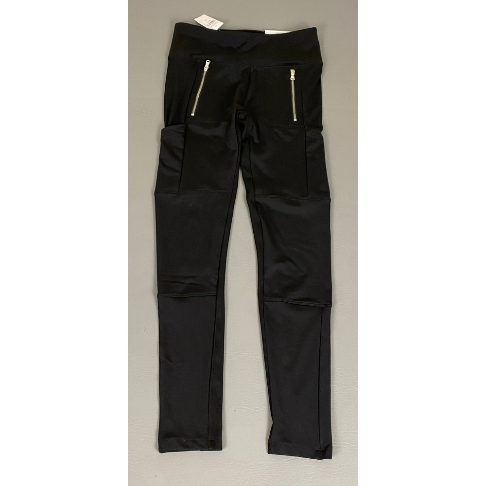 Justice Active Leggings Size 14 Teen Girls Black High Waist Zipโ Pocket NEW NWT